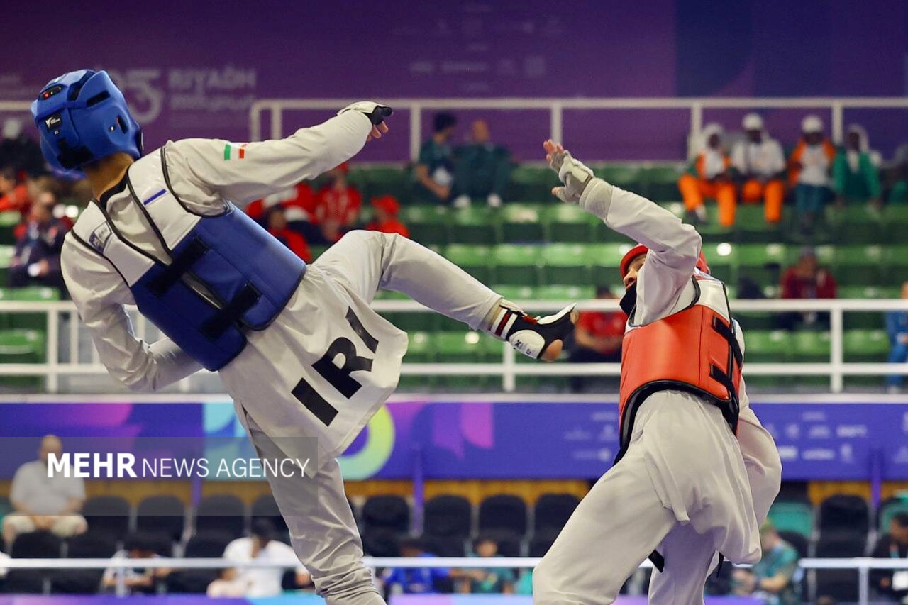 روژان گودرزی با اقتدار به یک چهارم نهایی تکواندوی بازی‌های کشورهای اسلامی صعود کرد